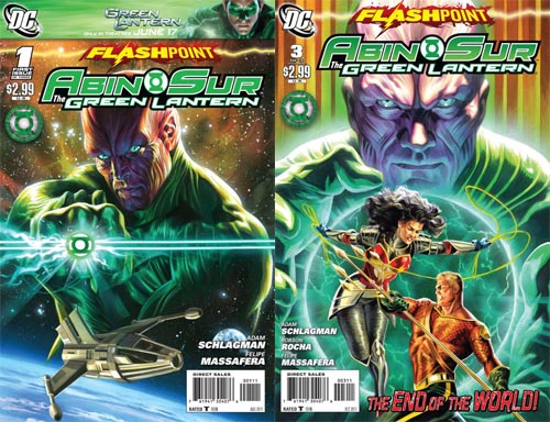 Flashpoint: Abin Sur - The Green Lantern (1-3 series) Complete