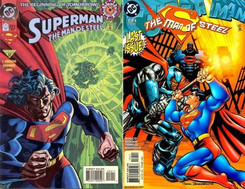 Superman - The Man of Steel (0-134 series) + Annuals + covers