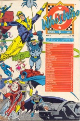 Who's Who Update '87 #01-05 Complete
