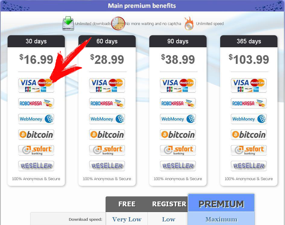 How to buy a premium on » Download Comics for Free