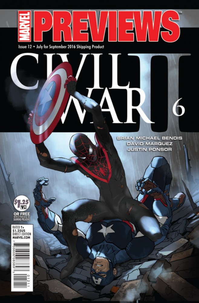 Marvel Previews #12 (July 2016 for Sept 2016)
