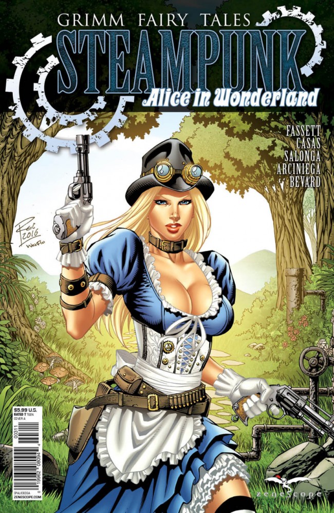 Grimm Fairy Tales Steampunk Alice In Wonderland #1