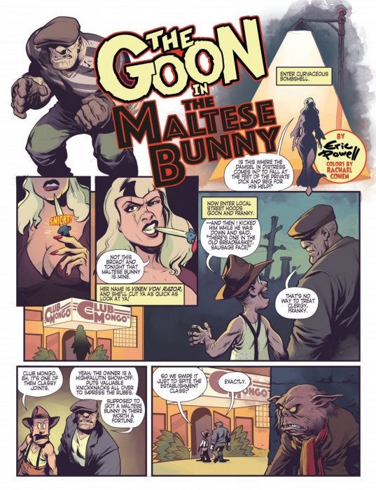 The Goon in the Maltese Bunny #1