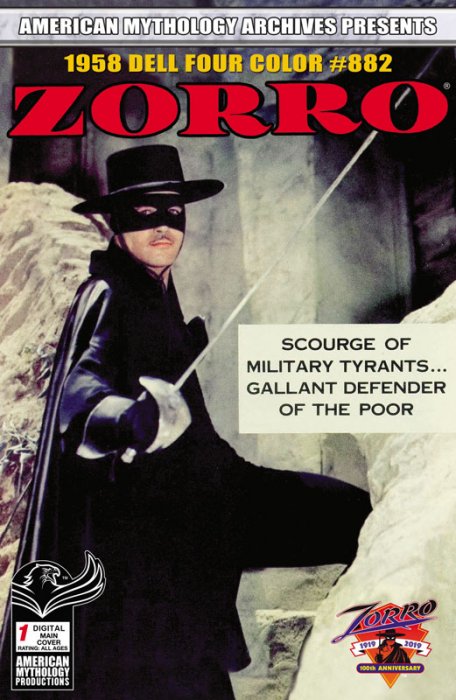 American Mythology Archives presents Zorro Dell Four Color #882
