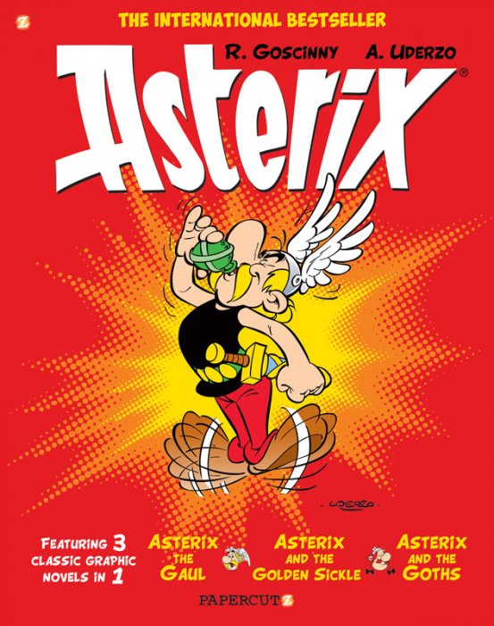 Asterix Vol.1 - Asterix the Gaul, Asterix and the Golden Sickle, Asterix and the Goths