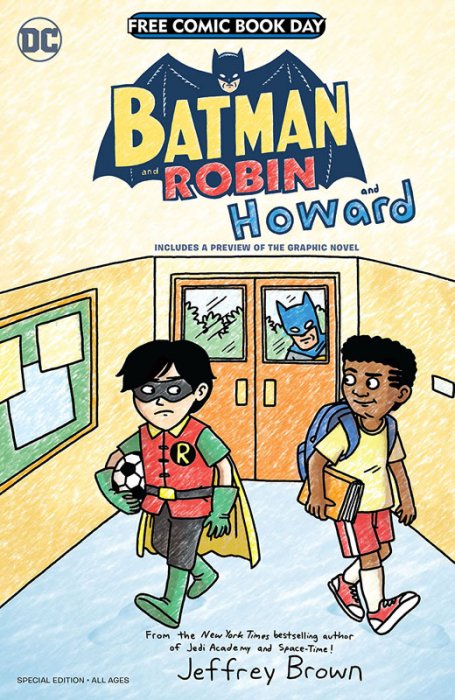 Batman and Robin...and Howard-Amethyst - Princess of Gemworld Special Edition Flipbook #1