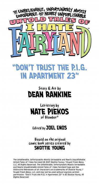 Untold Tales of I Hate Fairyland #1