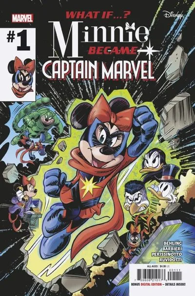 Marvel & Disney - What If…? Minnie Became Captain Marvel #1