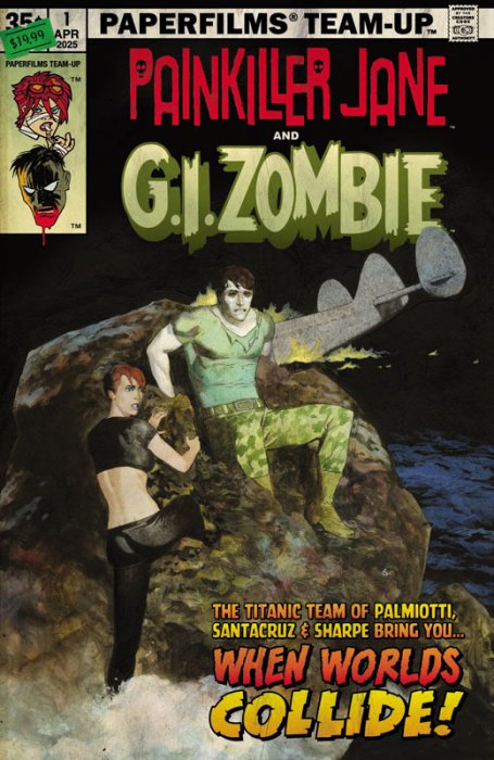 Paperfilms Team-Up - Painkiller Jane & G.I. Zombie #1