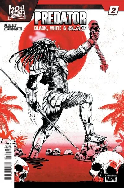 Predator - Black, White & Blood #2
