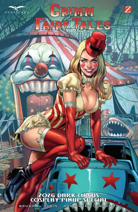 Grimm Fairy Tales: 2026 Dark Circus Cosplay Pinup Special